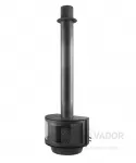 Elegancia en cada curva: la chimenea Rocal Ronde Frontal, diseño circular que transforma cualquier espacio.
