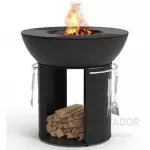 Hergom Fire pit sobre base alta