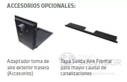 Accesorios opcionales