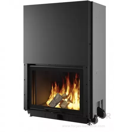 Windo 70 interior en refractario negro