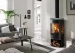 Estufa Denia Stoves Innsbruck instalada y en funcionamiento