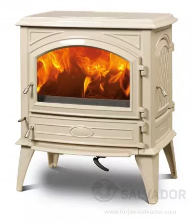 Dovre 640WD E8 Esmaltada Marfil foto 2