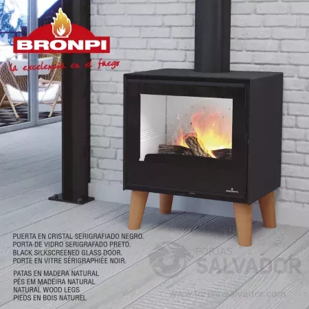 Elegancia y rendimiento con la Bronpi Arus, diseñada para ofrecer calor uniforme en tu hogar.