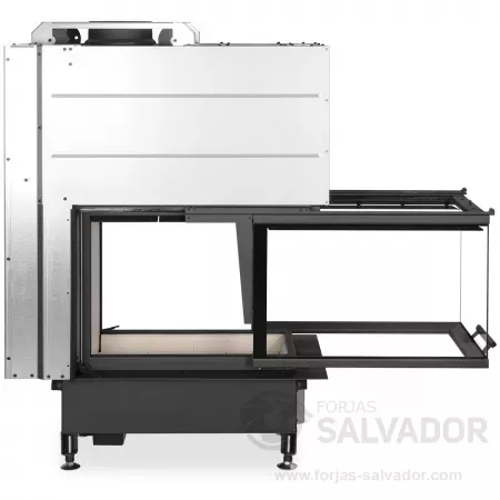 Romotop Heat 50.52.70 Room divider interior negro foto 3