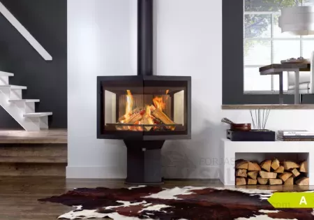 Chimenea Wanders Black Diamont sobre pie