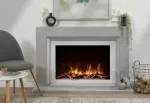 Chimenea eléctrica Charlton & Jenrick I790E Slimline en funcionamiento