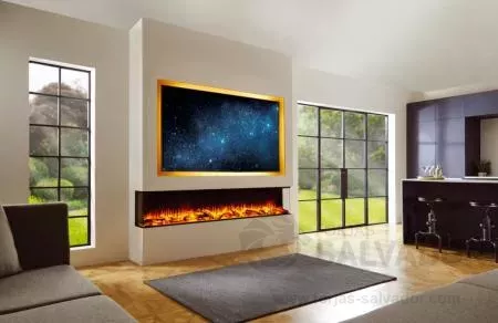 Chimenea eléctrica Charlton & Jenrick I2200E dando calidez al hogar