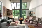 Elegancia en el centro de tu hogar: la Rocal Ronde Central ofrece una visión de fuego 360°.