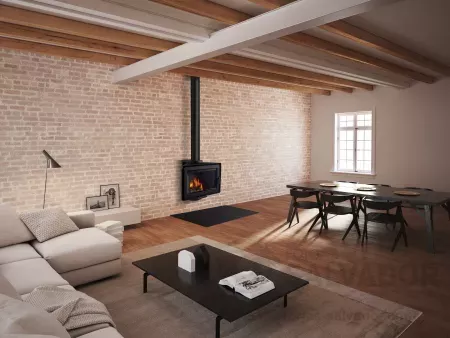 Rocal Angle: una obra maestra del diseño moderno con alto rendimiento térmico y visión panorámica del fuego.
