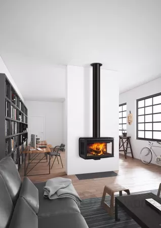 Tu hogar más acogedor con la chimenea que combina estilo y tecnología.