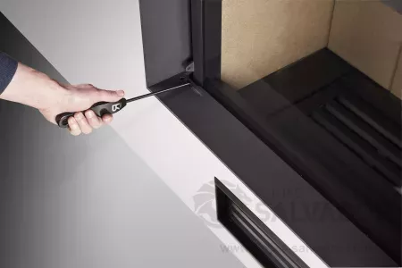 Detalle, apertura lado izquierdo