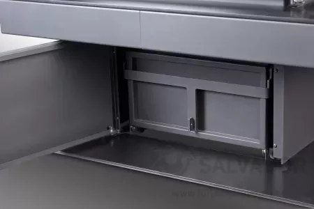 Diseñado para extraerse fácilmente sin interrumpir la estética del conjunto.