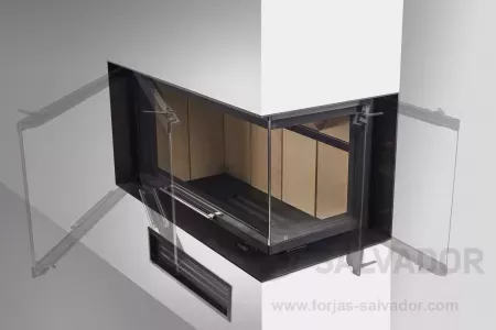 Detalle, puertas abiertas