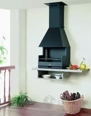 Incluye: Parrilla carne,juego guias,plancha inox,maneta y trébede