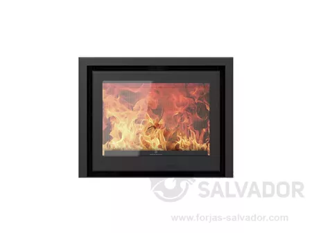 Design E709 Negro marco 4 lados 4,5cm