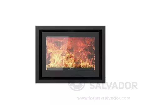 Design E709 Negro marco 3 lados 4,5cm