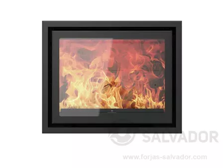 Design E909 Negro marco 4 lados 4,5cm