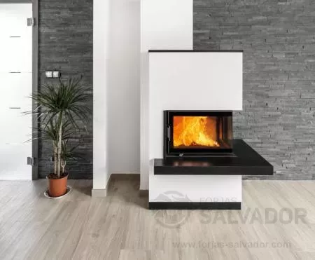 Austroflamm 63x40x42K Esquinero Abatible foto 3