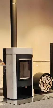 Elise con revestimiento en mármol blanco salvaje