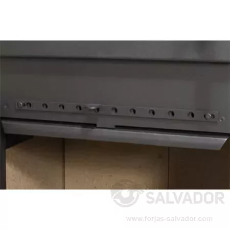 Regulación del aire de combustión secundario. Sistema de cristal limpio.