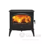 Dovre 760WD: diseño clásico en hierro fundido para calentar grandes espacios con estilo y eficiencia.