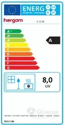 Chimenea eficiente y ecológica, ideal para hogares responsables.