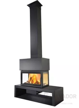 Calienta tu hogar con la LL-Calor 15E: diseño único, sistema de doble combustión y eficiencia energética. ¡Calidez y estilo en cada rincón!