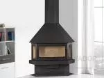 Chimenea LL Calor LL-25A instalada en una estancia