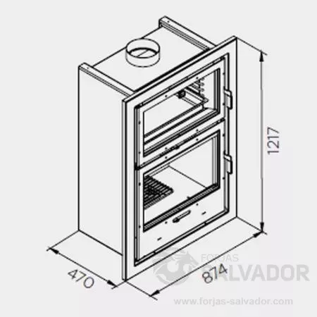 LL Calor LL-1180-3 Insertable foto 2