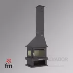 C-302 I cristal lateral izquierdo e interior vermiculita