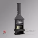 C-200 H con horno en acero inoxidable e interior de cámara de combustión de vermiculita