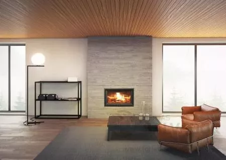 Hogar Jøtul I620F de diseño escandinavo con tecnología de combustión limpia para una experiencia eficiente y ecológica.