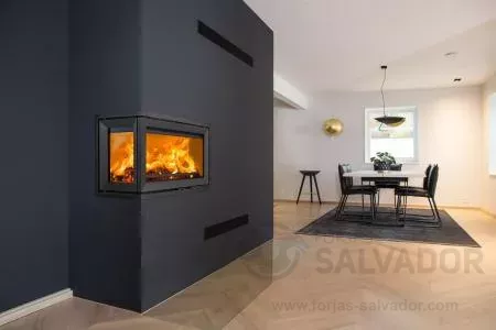 Jotul I620 FL FR Cristal Lateral foto 4