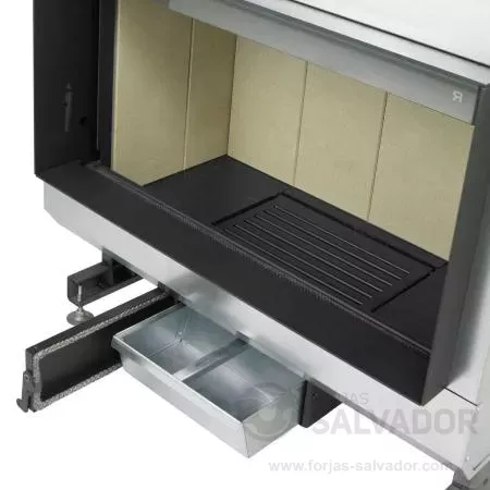 Cajón de cenizas extraíble con acceso superior o inferior