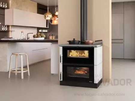 Verona XXL Maiolica blanco inifinity instalada