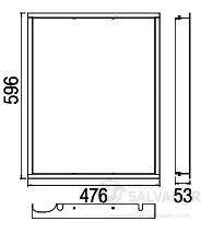 Marco decorativo 45x57K