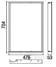 Marco decorativo 45x68K