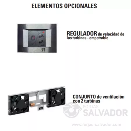 Elementos opcionales Atrium 65