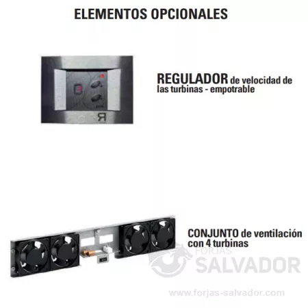 Elementos opcionales Atrium 100