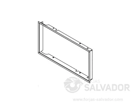 Marco trasero decorativo 75X39K II