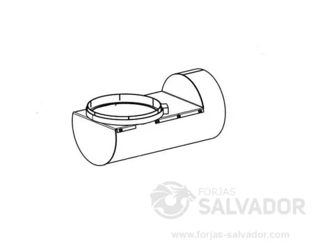 Set de adaptadores para conexión trasera de aire exterior