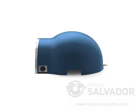 Delivita Horno Dual Fuel Jubilee Blue de lado