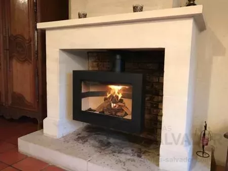 Oliva dentro de chimenea persistente 