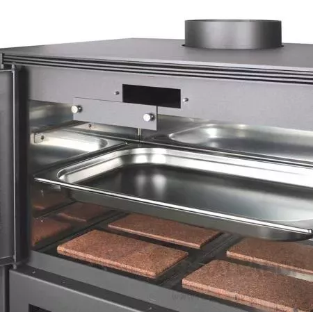 Interior horno inox y base refractario Atlas Insertable