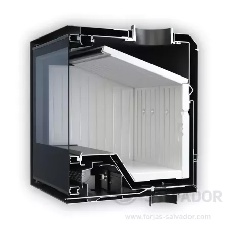 Carcasa con hueco para turbina Cubo 700 V Turbo