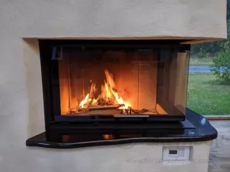 Heat 81.51.40 Esquinero interior claro instalada lateral derecho