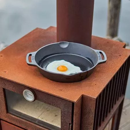 Detalle plato cocinando en Quercus