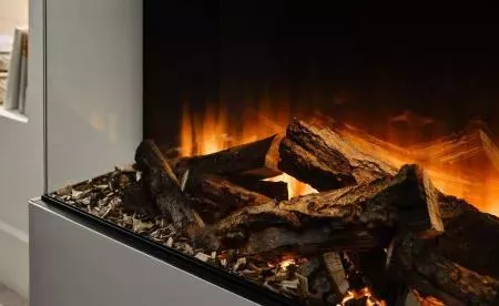 New Forest 1900 con set de troncos Deluxe Real Logs