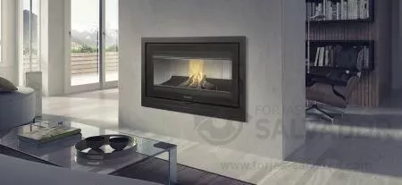 Foto ambiente Sere 100 con interior hierro fundido esmaltado