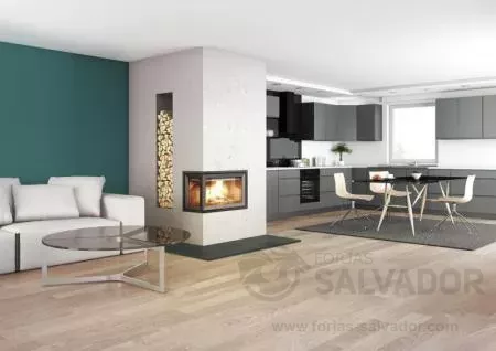 Jotul I620 FL FR Cristal Lateral foto 5